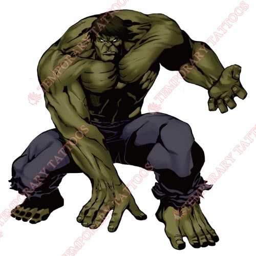 Hulk Customize Temporary Tattoos Stickers NO.158